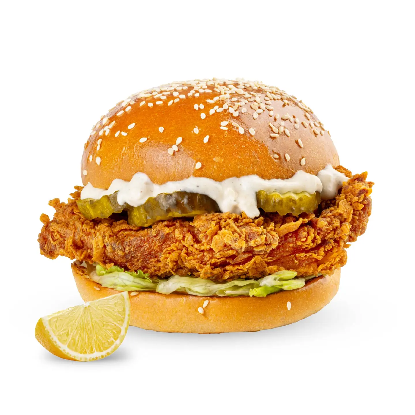 Lemon Fried Chicken Sandwich.
