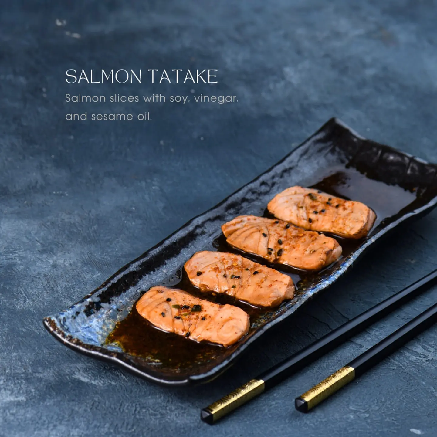 Salmon Tatake