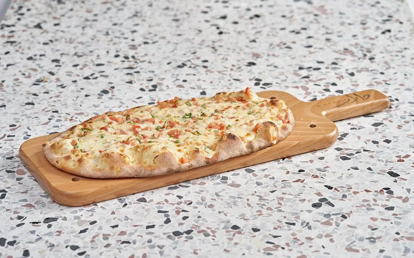 Trio Cheese With Tomato And Onion