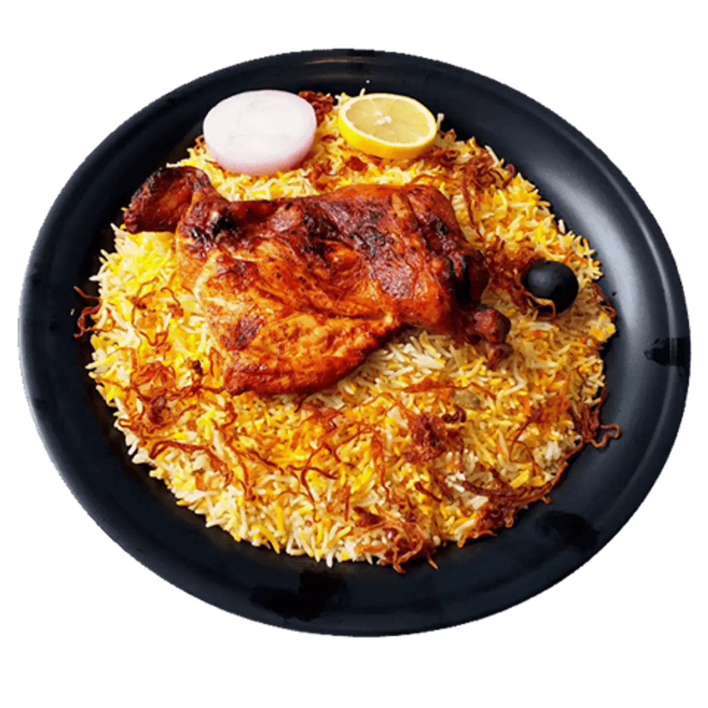 Madhbi Chicken Half With Mandi Rice