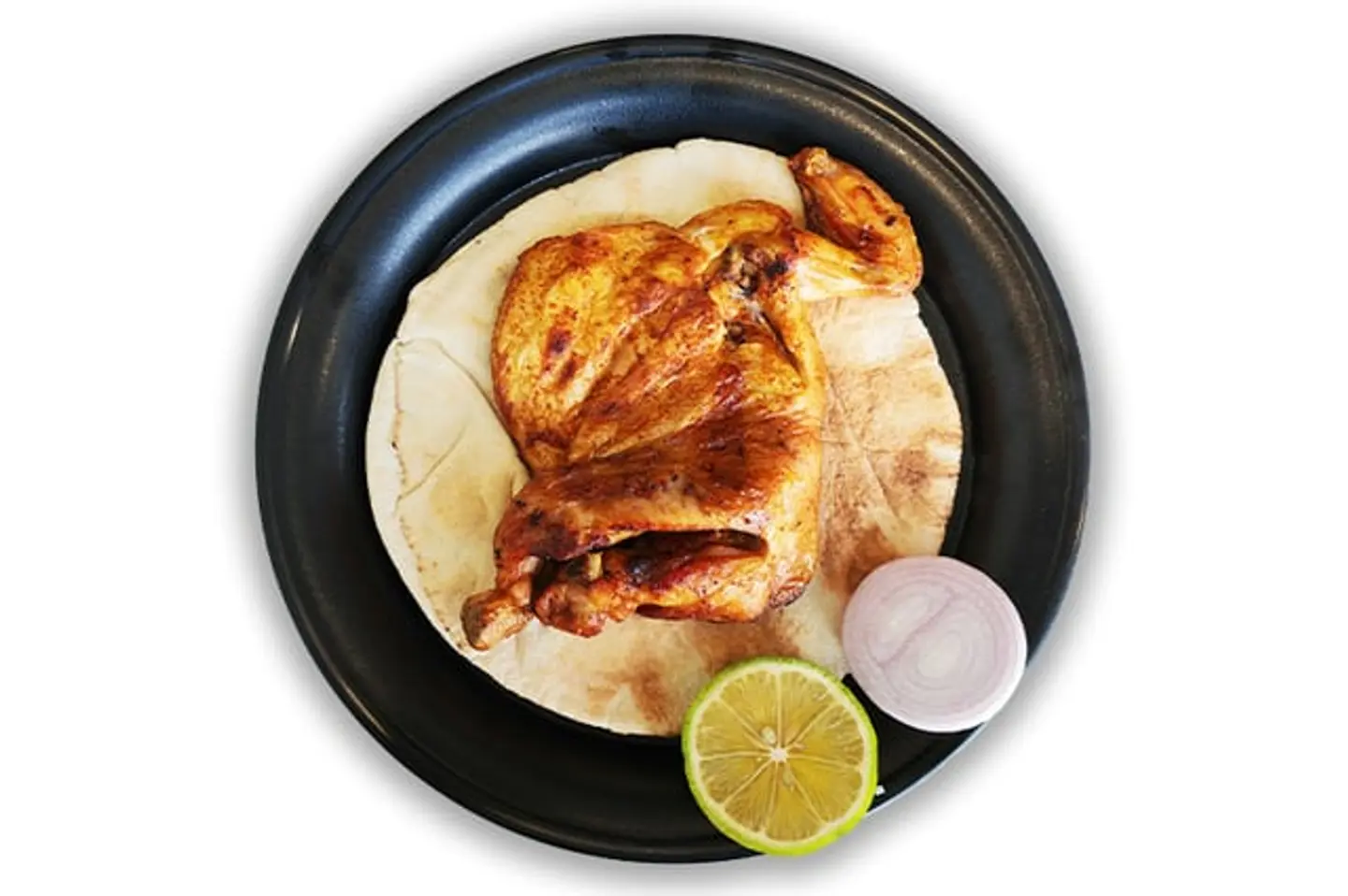 نصف دجاج مظبي سادة