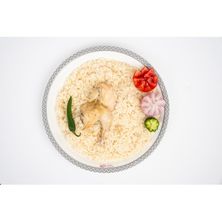 نصف حبة دجاج مضغوط عقبة