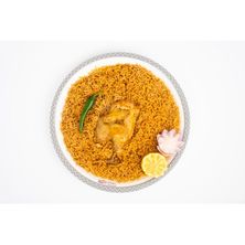 نصف حبة دجاج مضغوط
