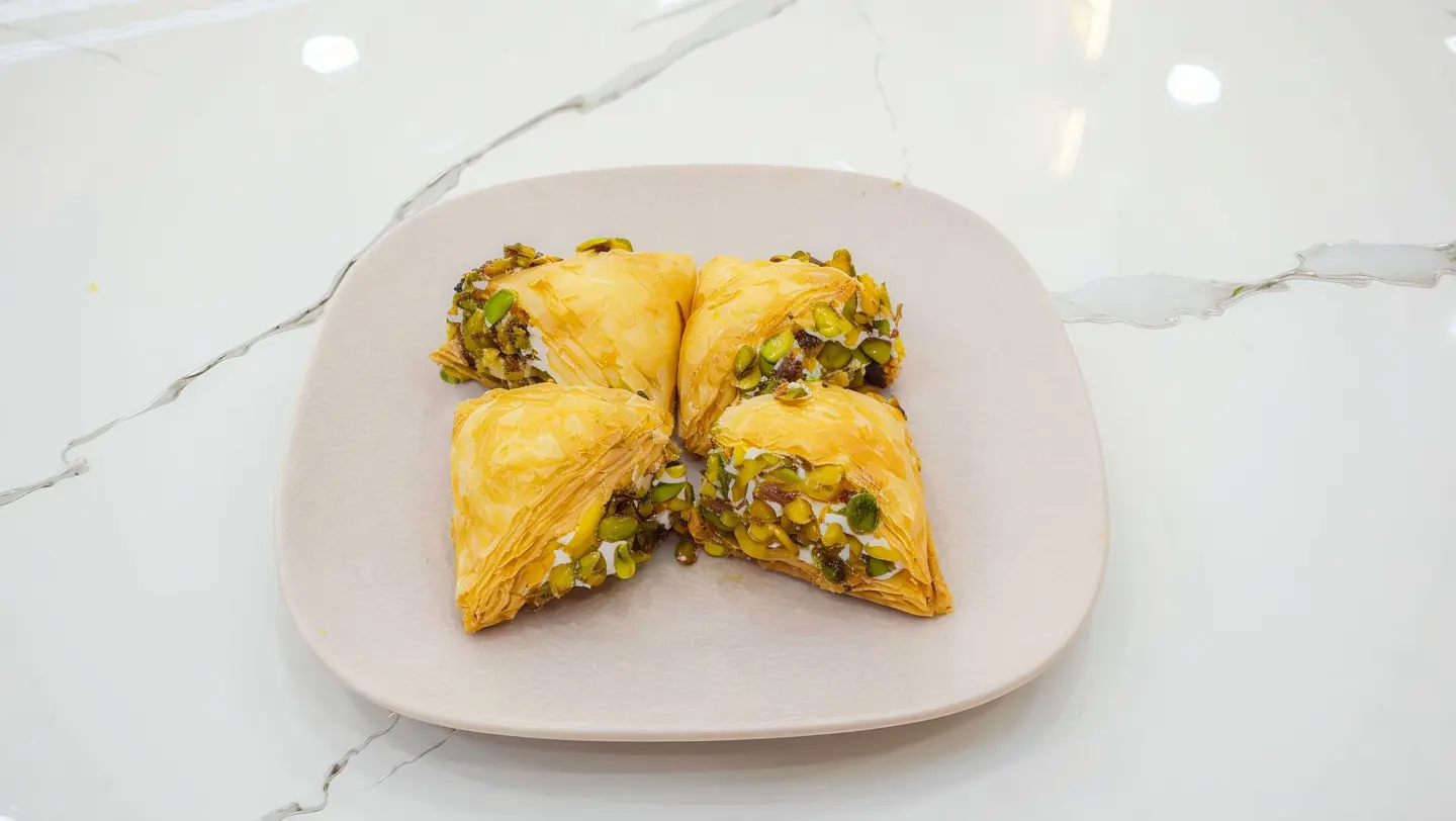 Cream Pistachio Baklava