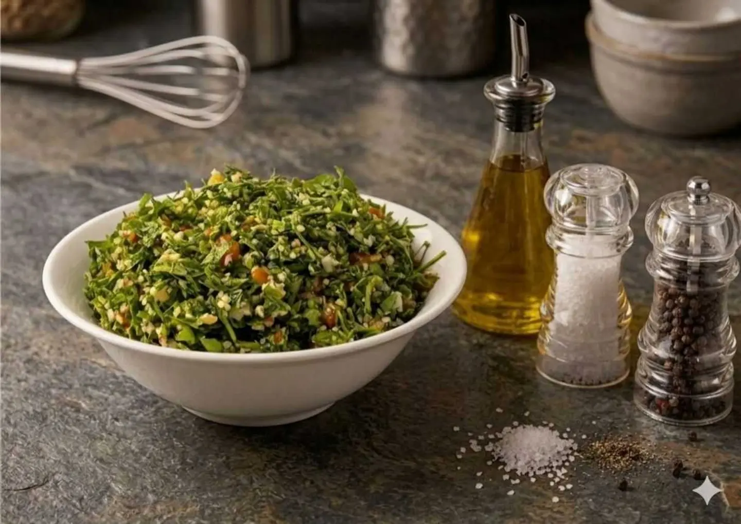 صحن سلطة تبولة صغير