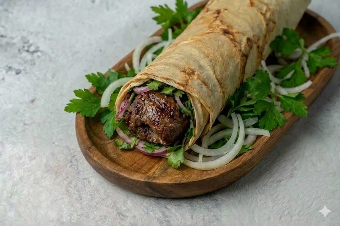 ساندوتش كباب لحم