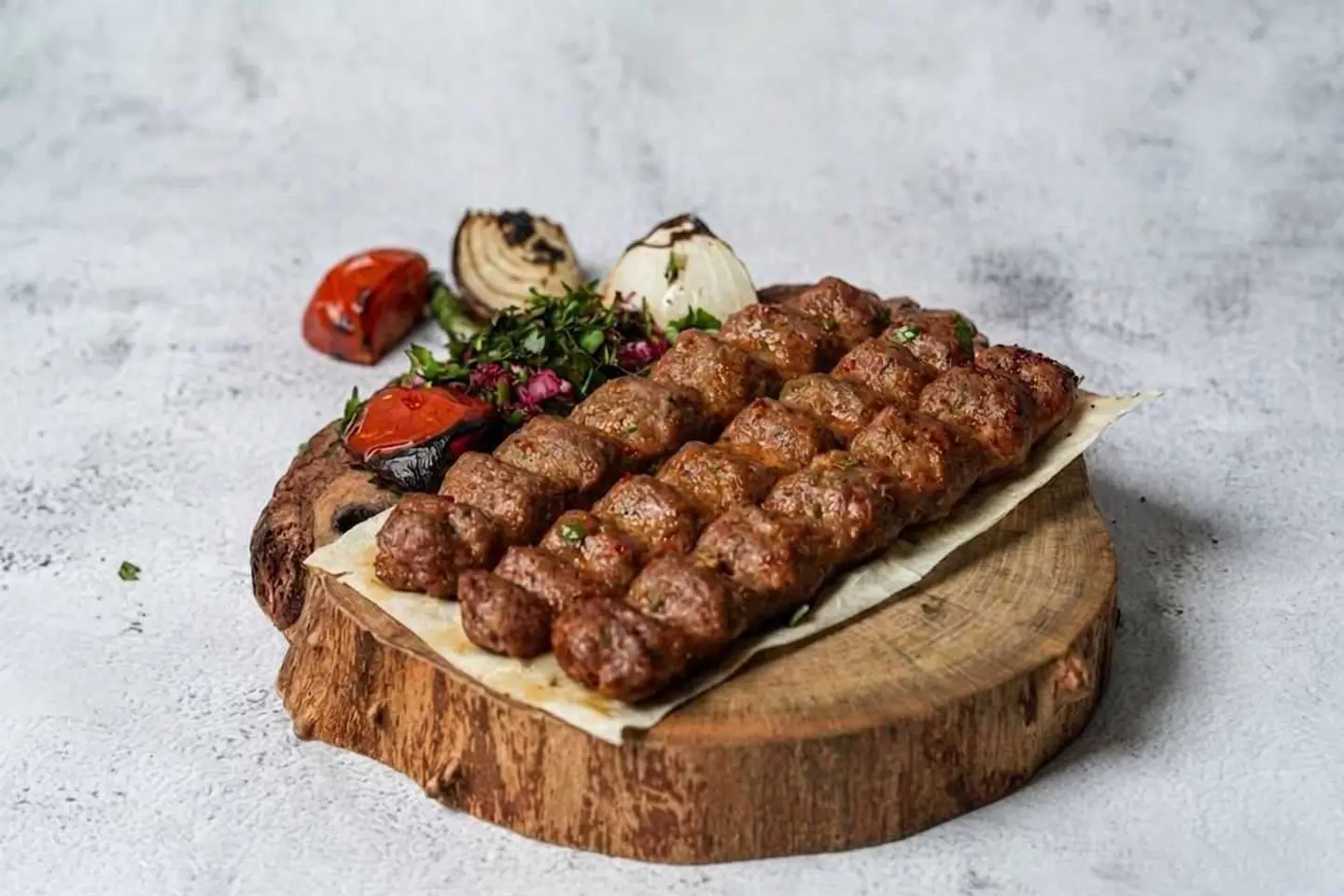 صحن كباب لحم