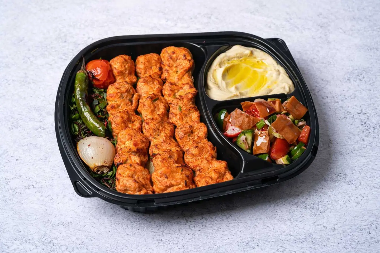 وجبة كباب دجاج