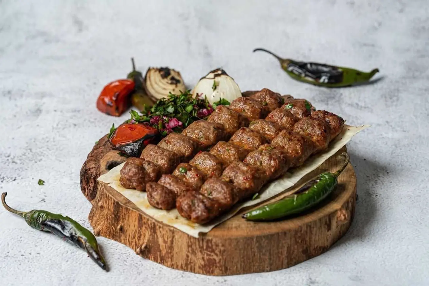 صحن كباب عنتبلي حار