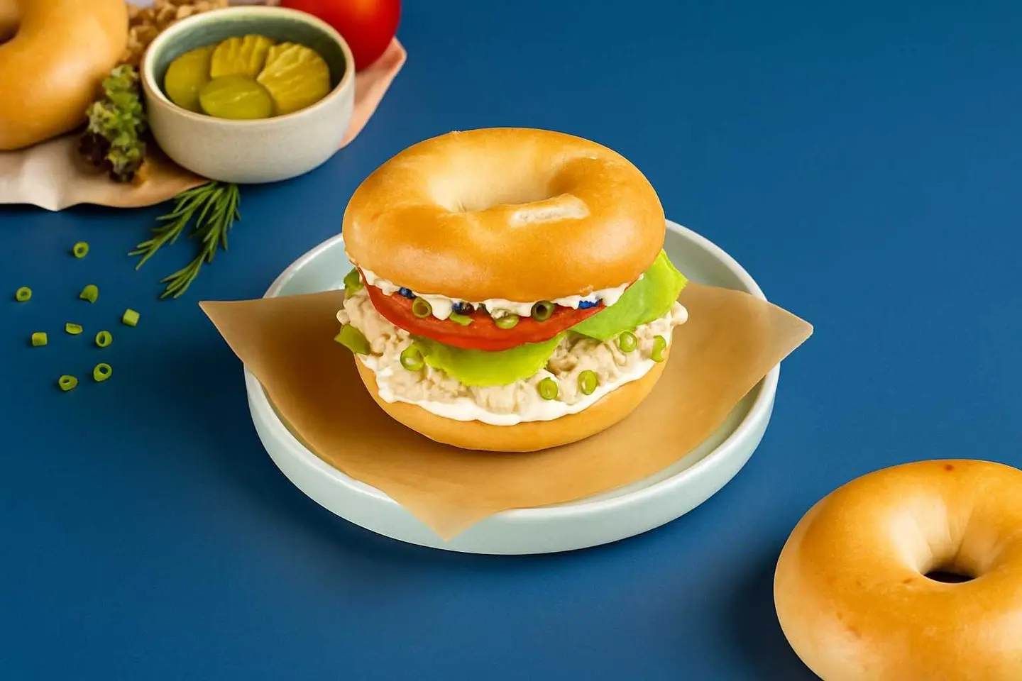 Chicken Avocado Bagel