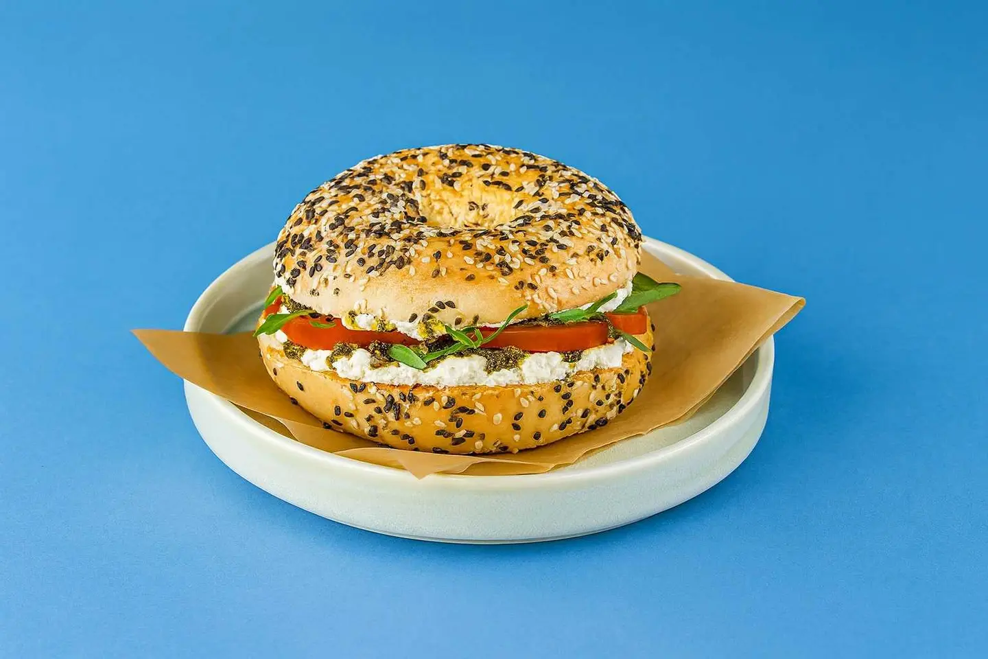 Fresh Zaatar Bagel