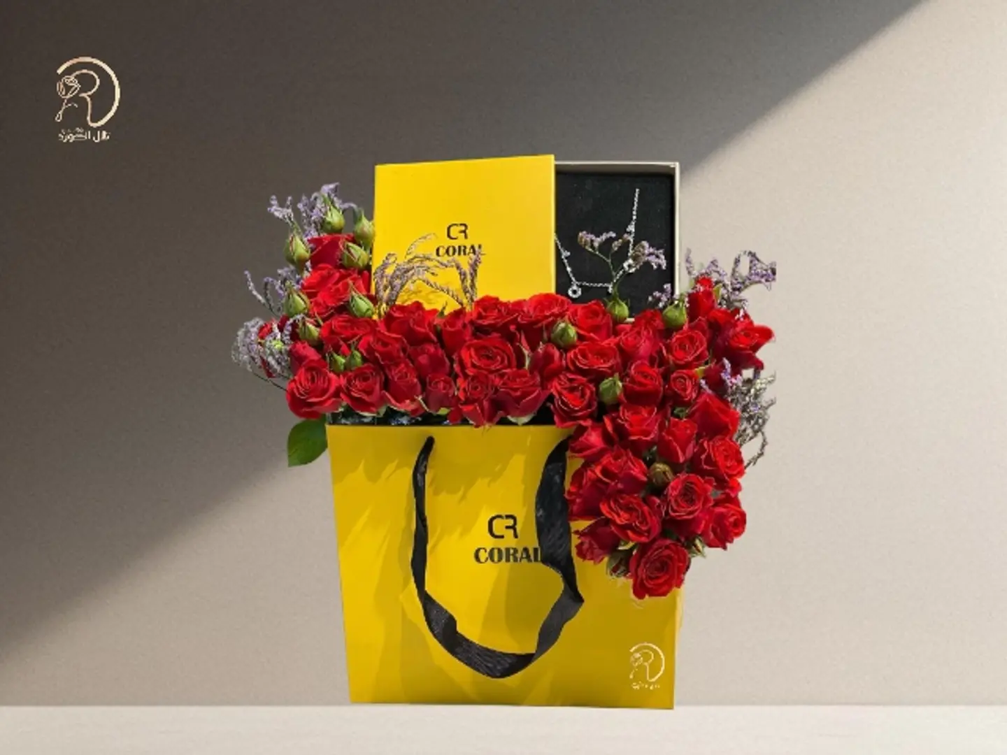 Luxury And Distinction Box Arrangement From Hamra Roses And Coral Brand