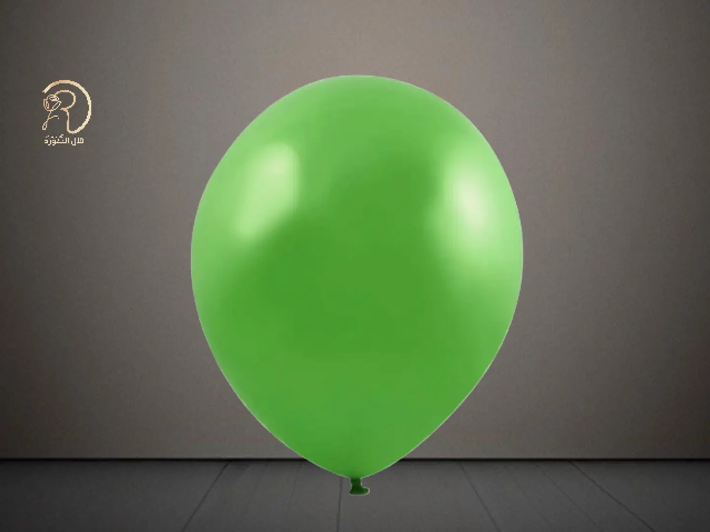 Green Helium Balloon