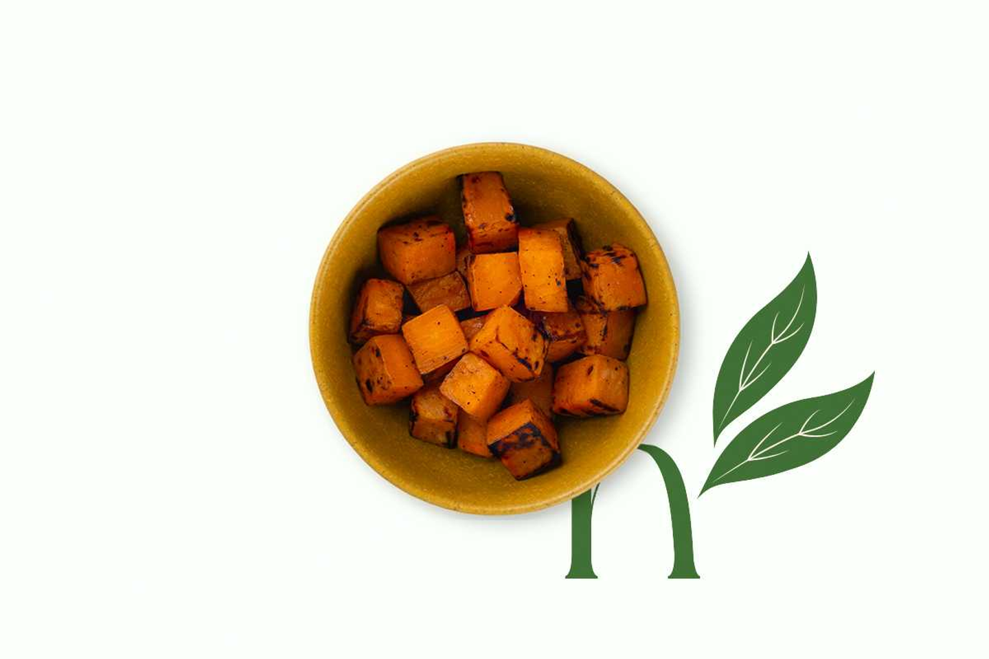 بطاطا حلوة مشوية