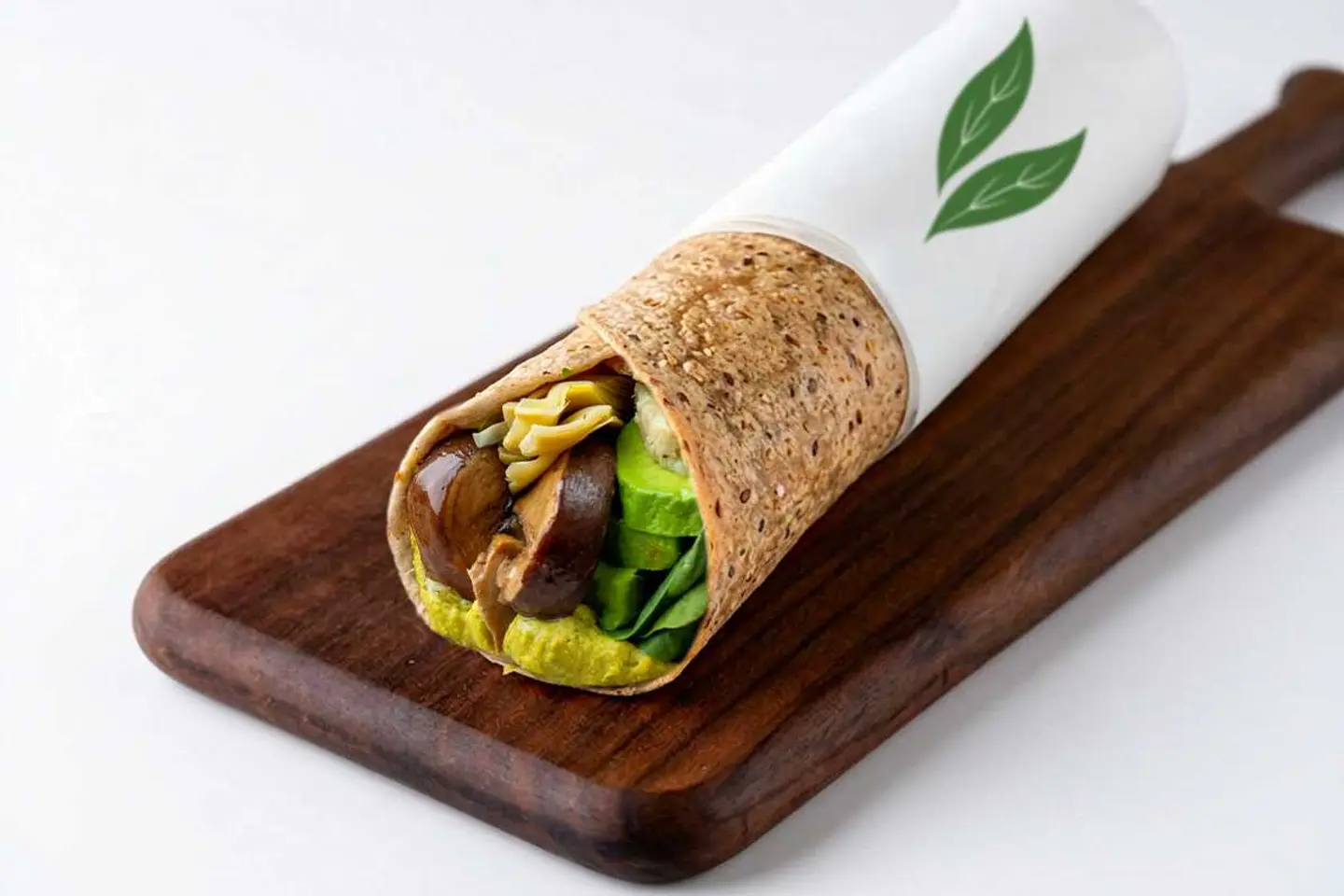 Portobello, Artichoke And Pesto Hummus