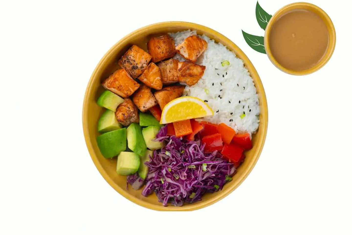 Salmon Cubes Bowl