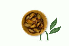 بطاطس ودجز مخبوزة