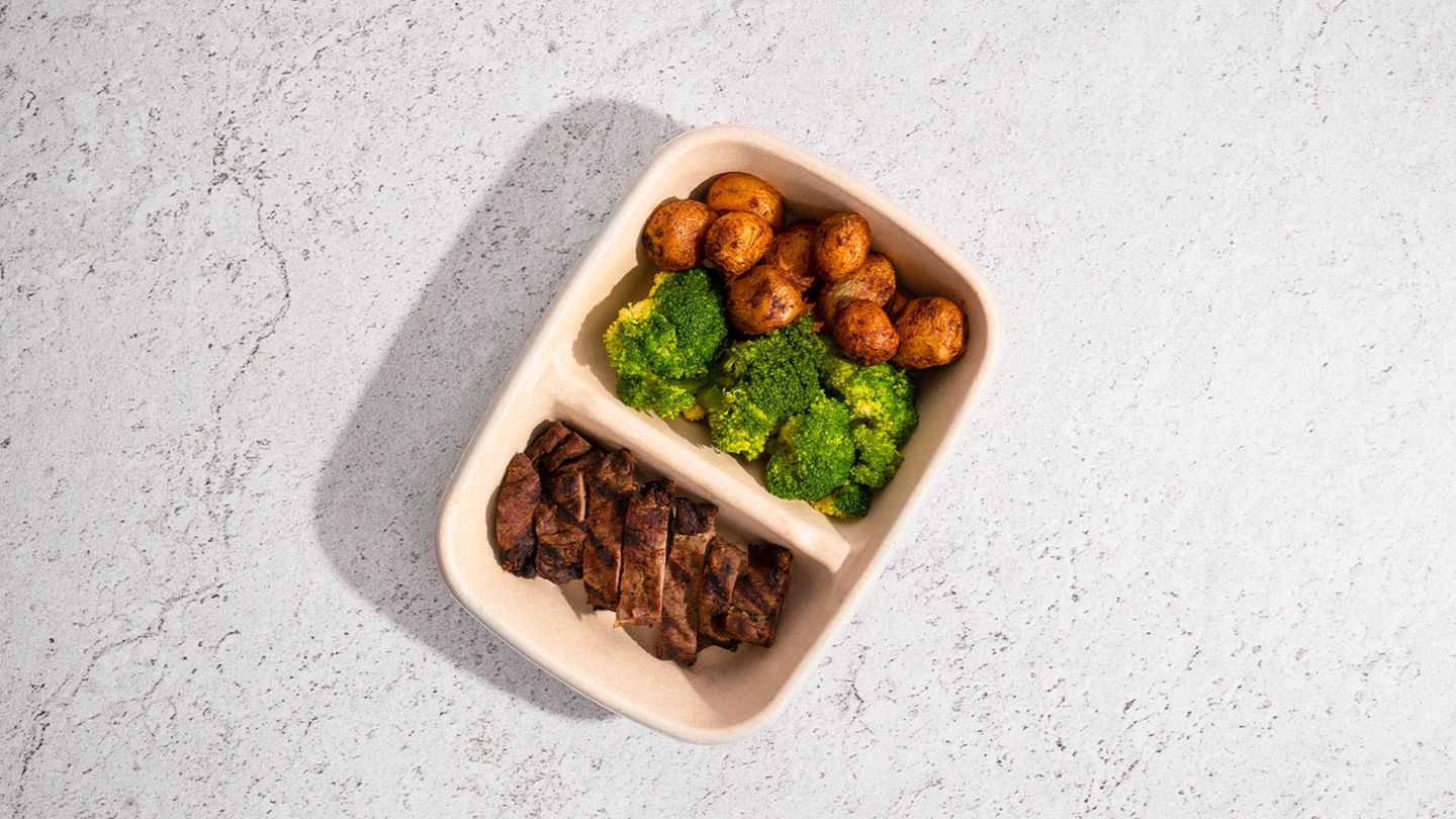 Grilled Steak Gym Plate
