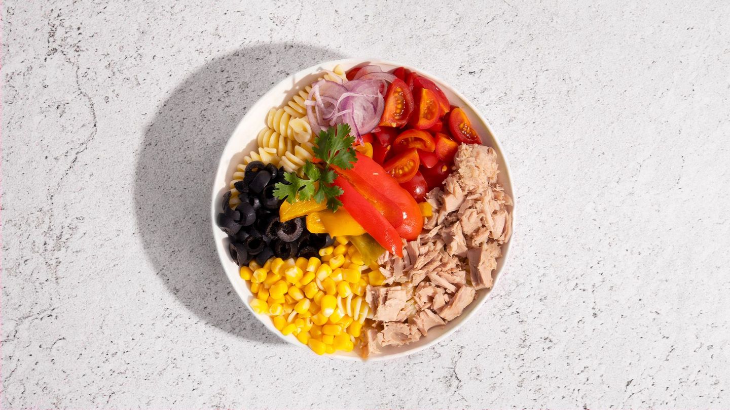 Rainbow Tuna Salad Lite