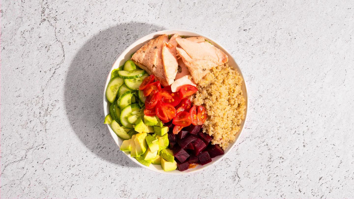Salmon Salad Lite