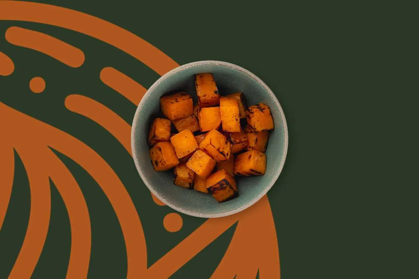بطاطا حلوة مشوية