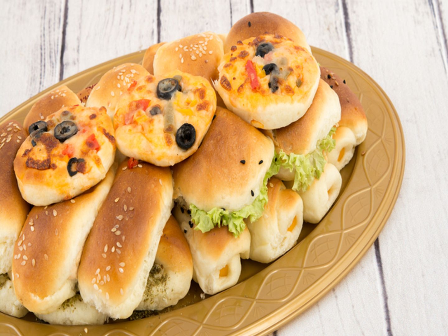 صحن معجنات صغير الفطير الصحي