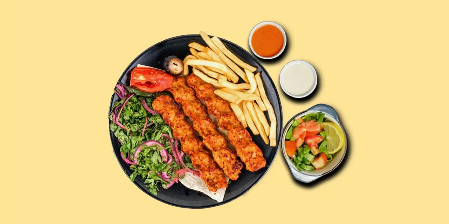 كباب دجاج عادي