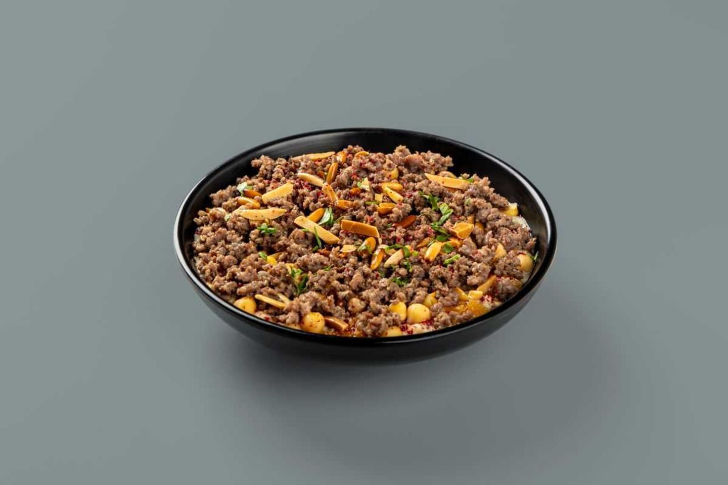 Meat Fattah With Oil, Pine Nuts And Nuts