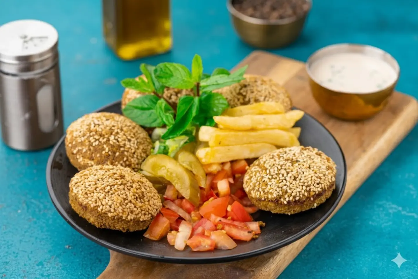 Stuffed Falafel Plate