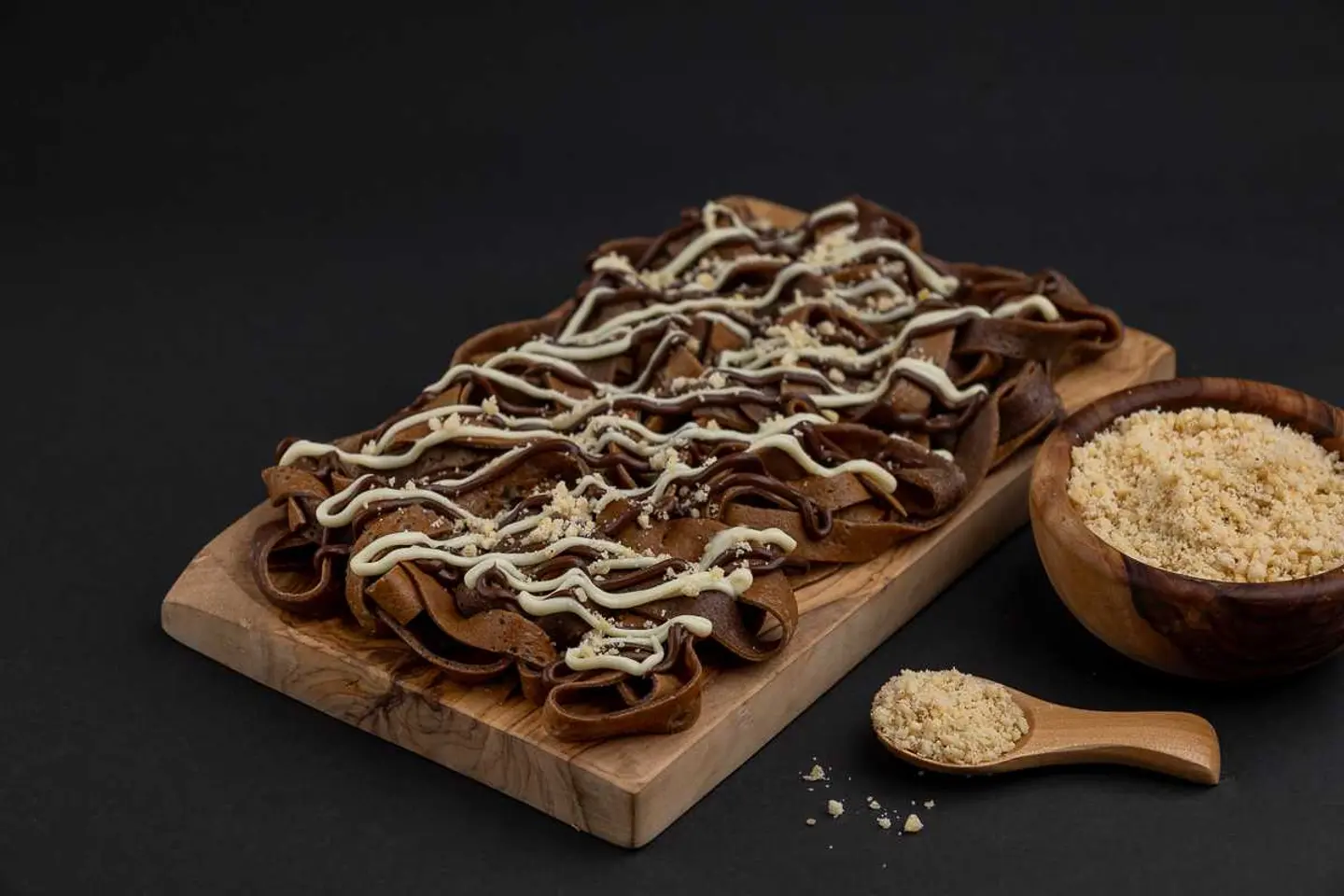 كريب فيتوتشيني بالشوكولاتة