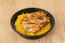 دجاج مشوي مع رز اصفر