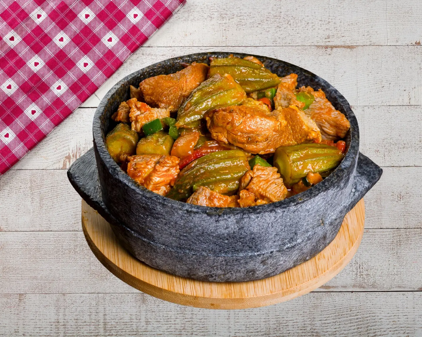 مرق بامية باللحم