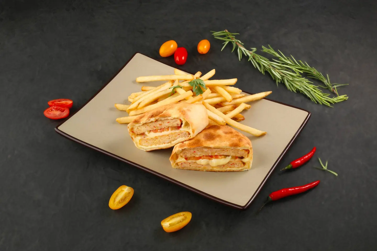 Double Chicken Burger