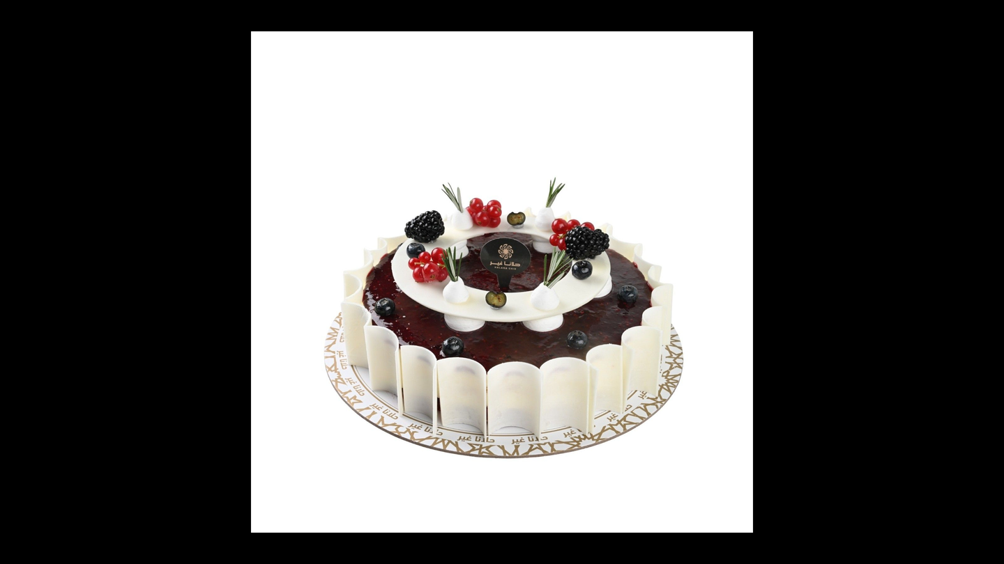 كيك مكس بيرى دائرى