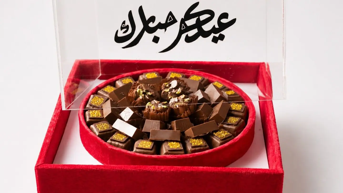 صينية شيكولاته العيد