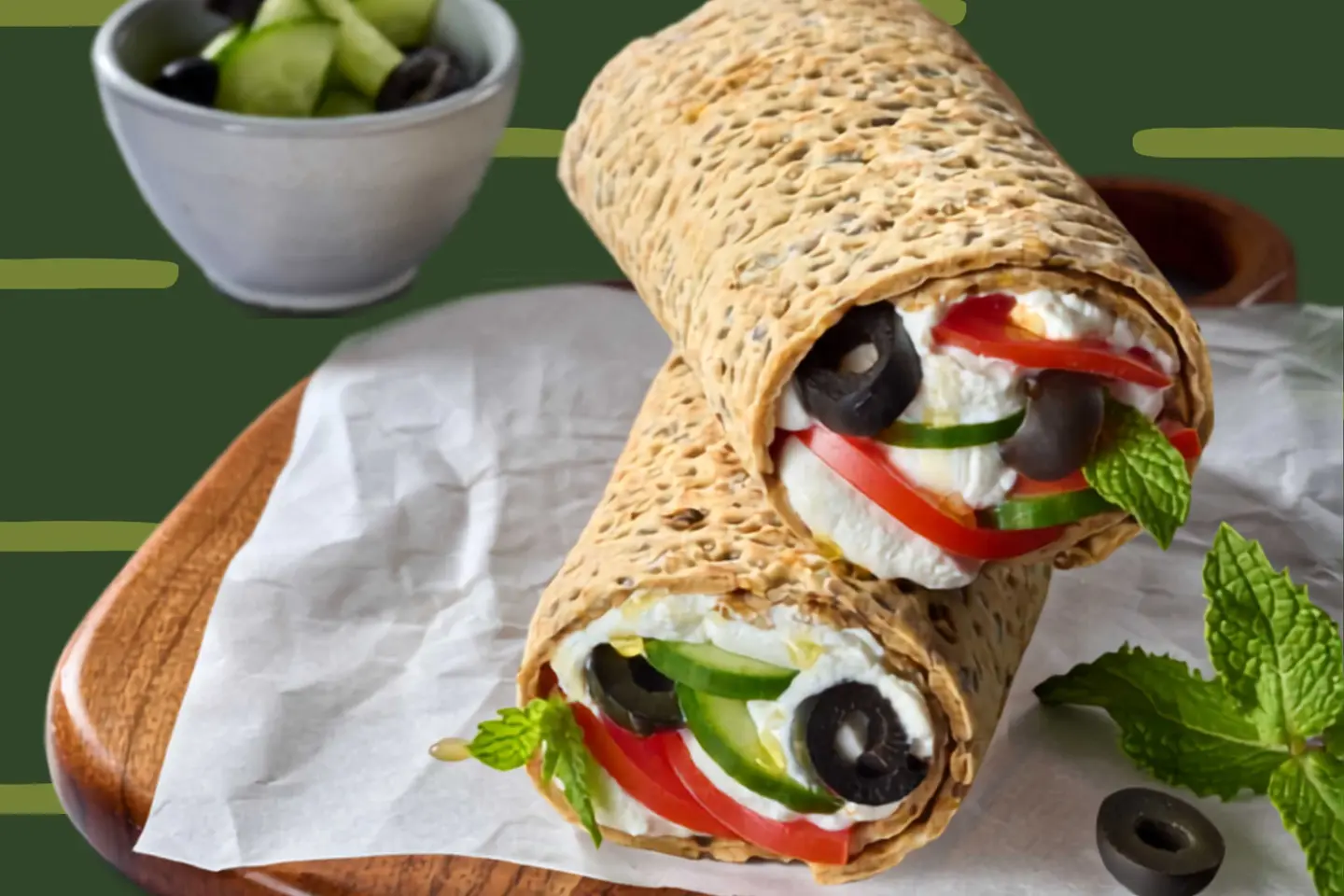 Low Cal Labneh Arous In Protein Dough