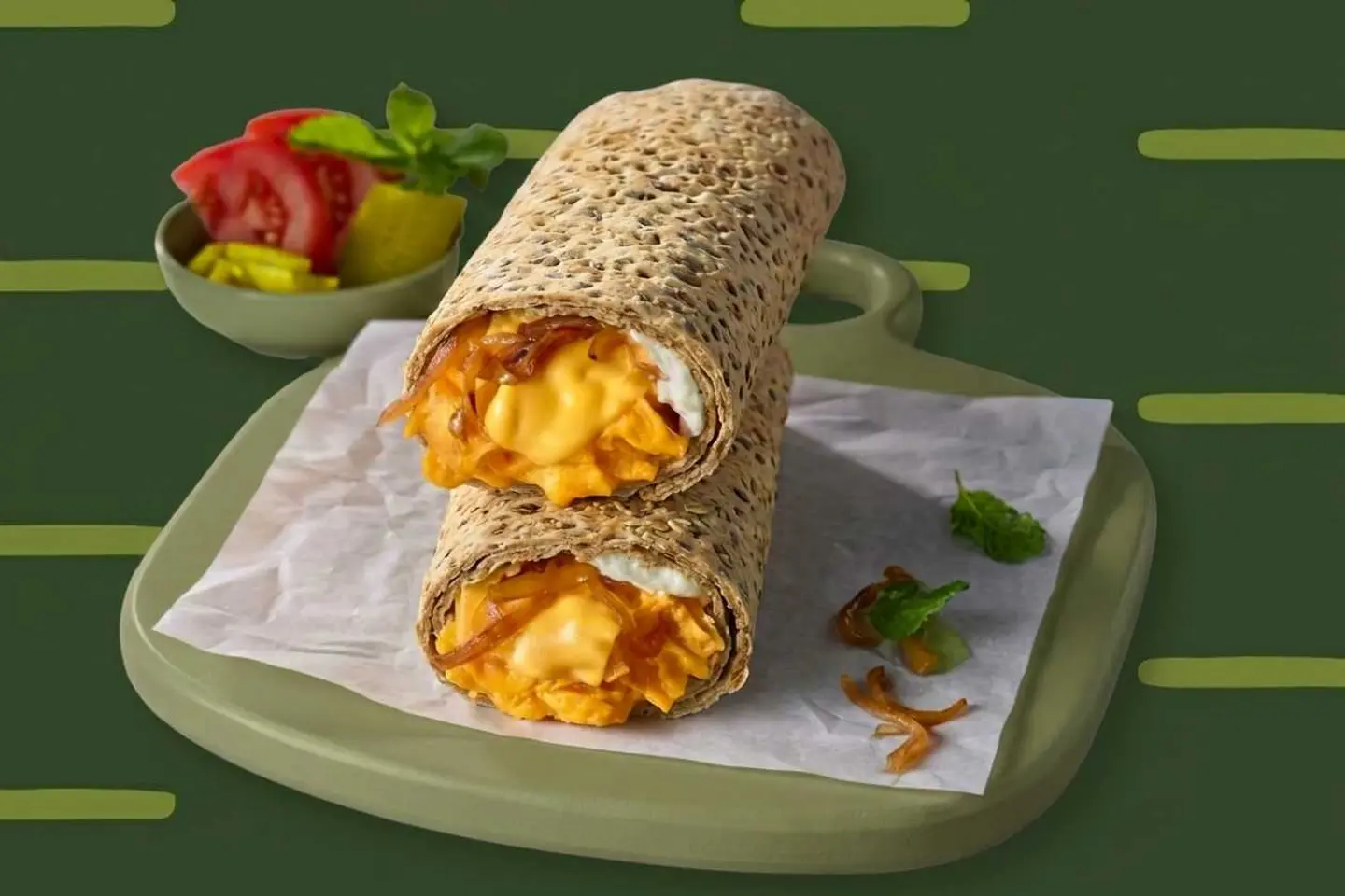 Egg & Cheese Wrap In Protein Dough