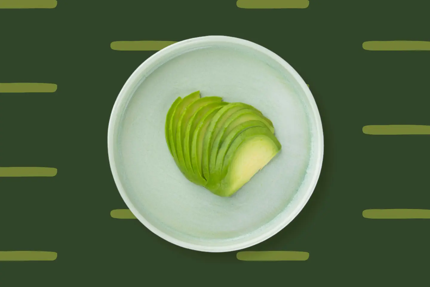 Fresh Avocado Sliced