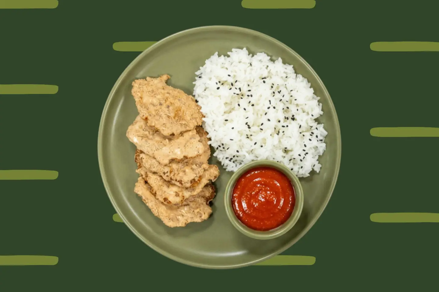 Dynamite Chicken With Rice