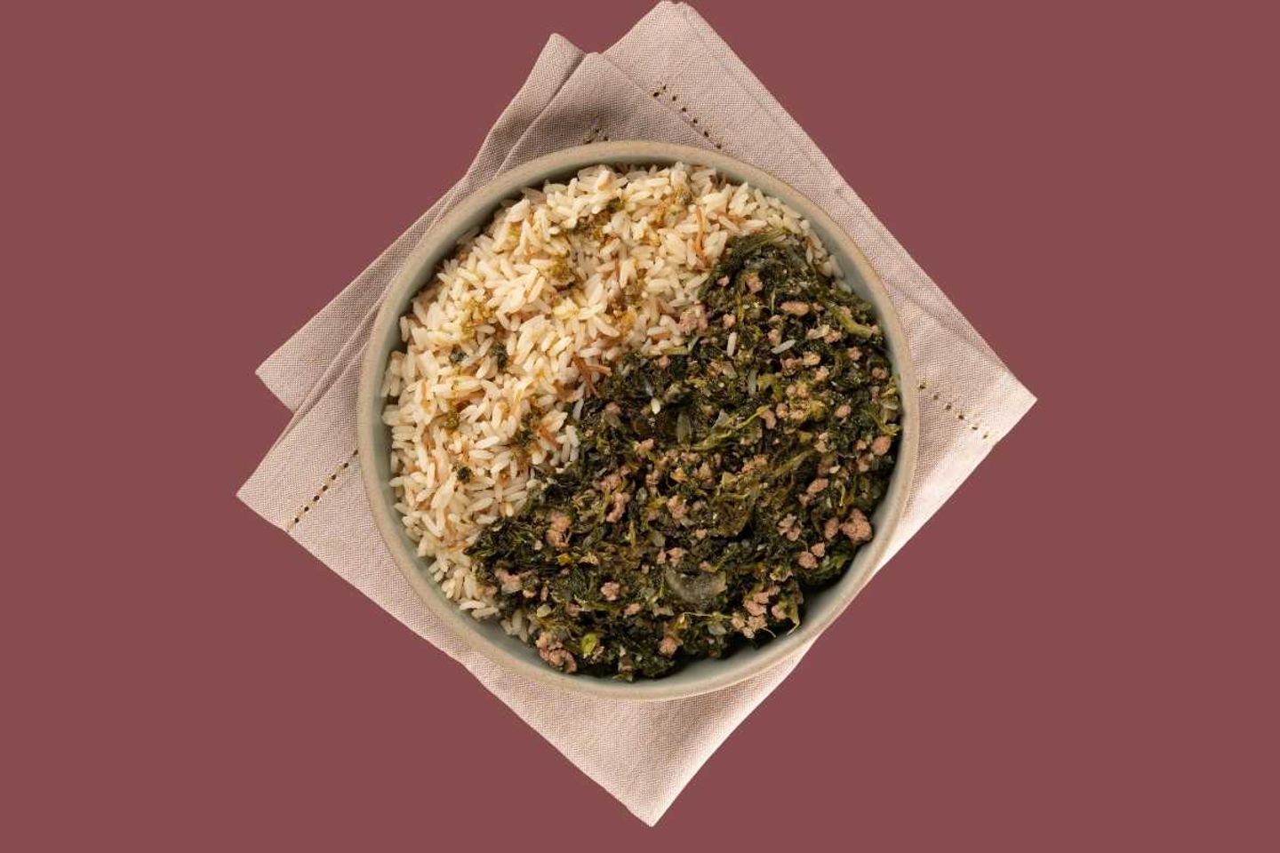 Spinach & Meat