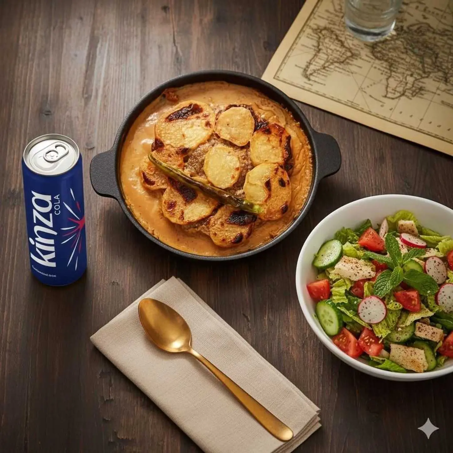 كومبو كفتة طحينية