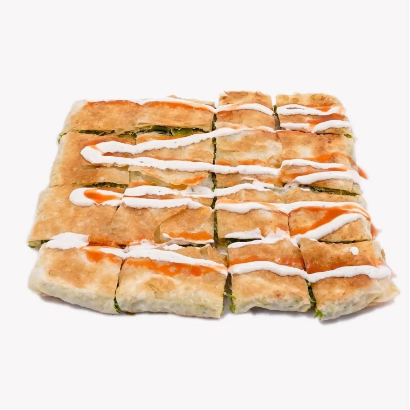 مطبق خضار مع صوص الرانش والشطة الحارة