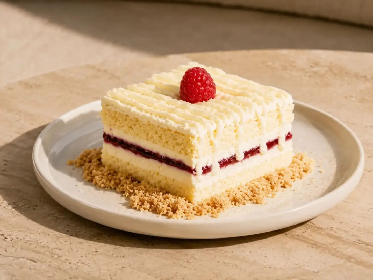 Coconut Strawberry Cake