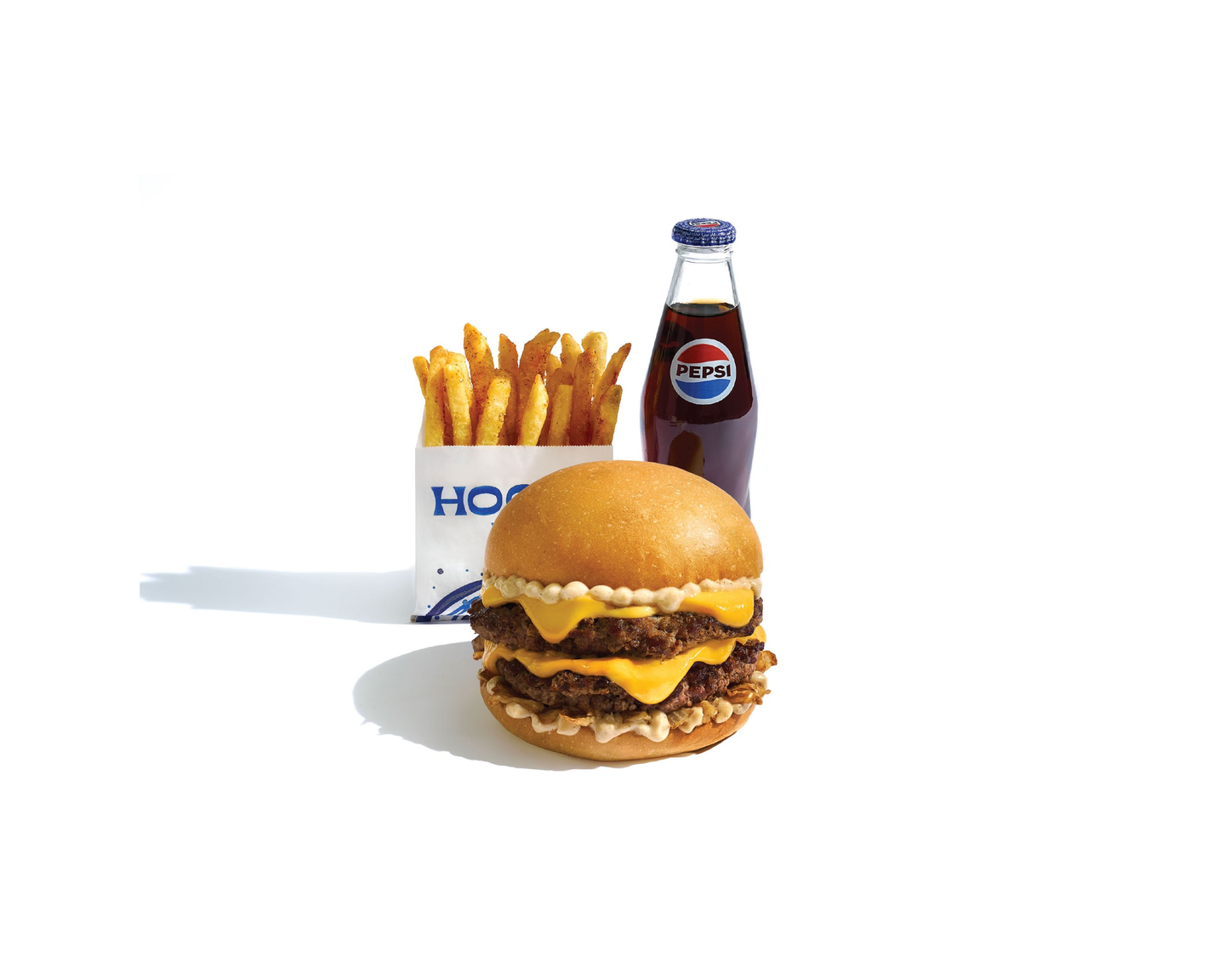 وجبة هوبا دبل برجر لحم