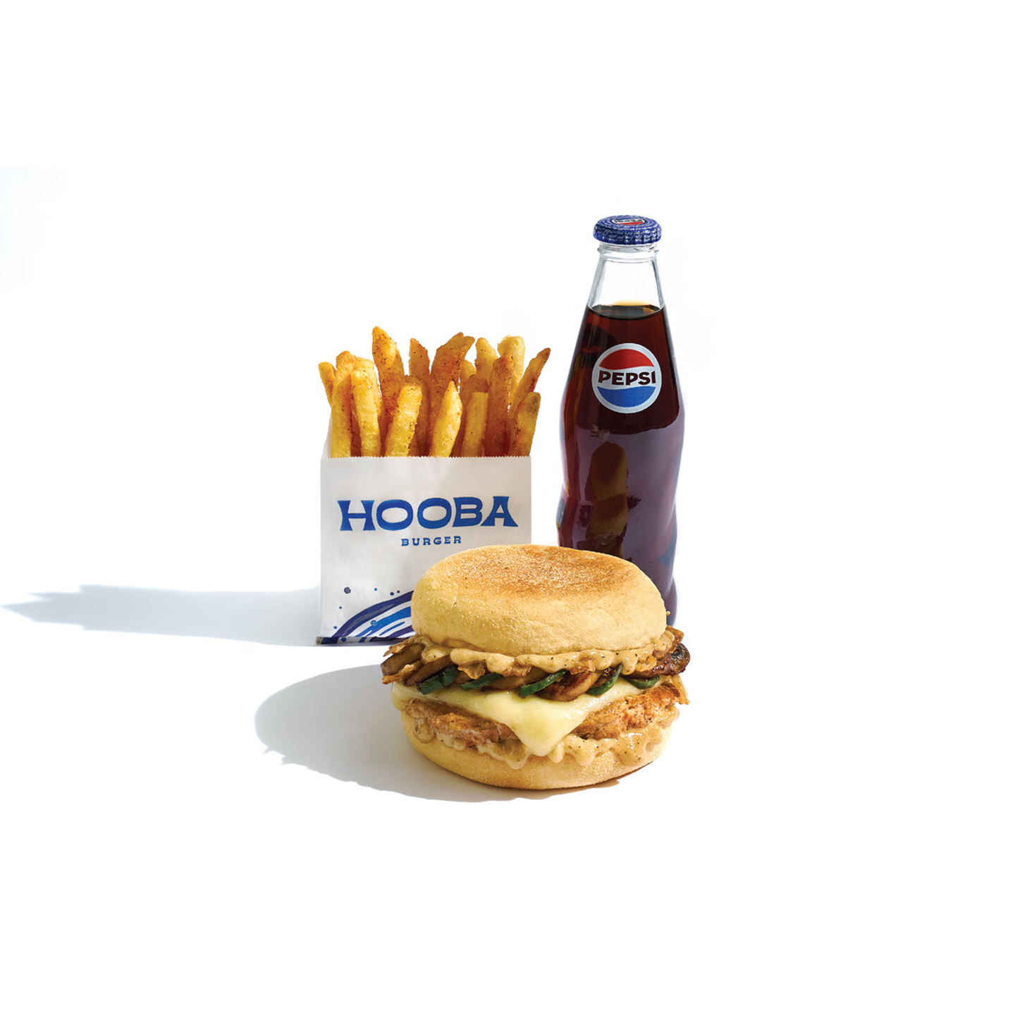 April Hoba Chicken Mushroom Burger 360 Meal