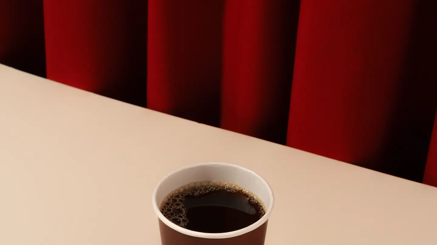 قهوة مقطرة حارة