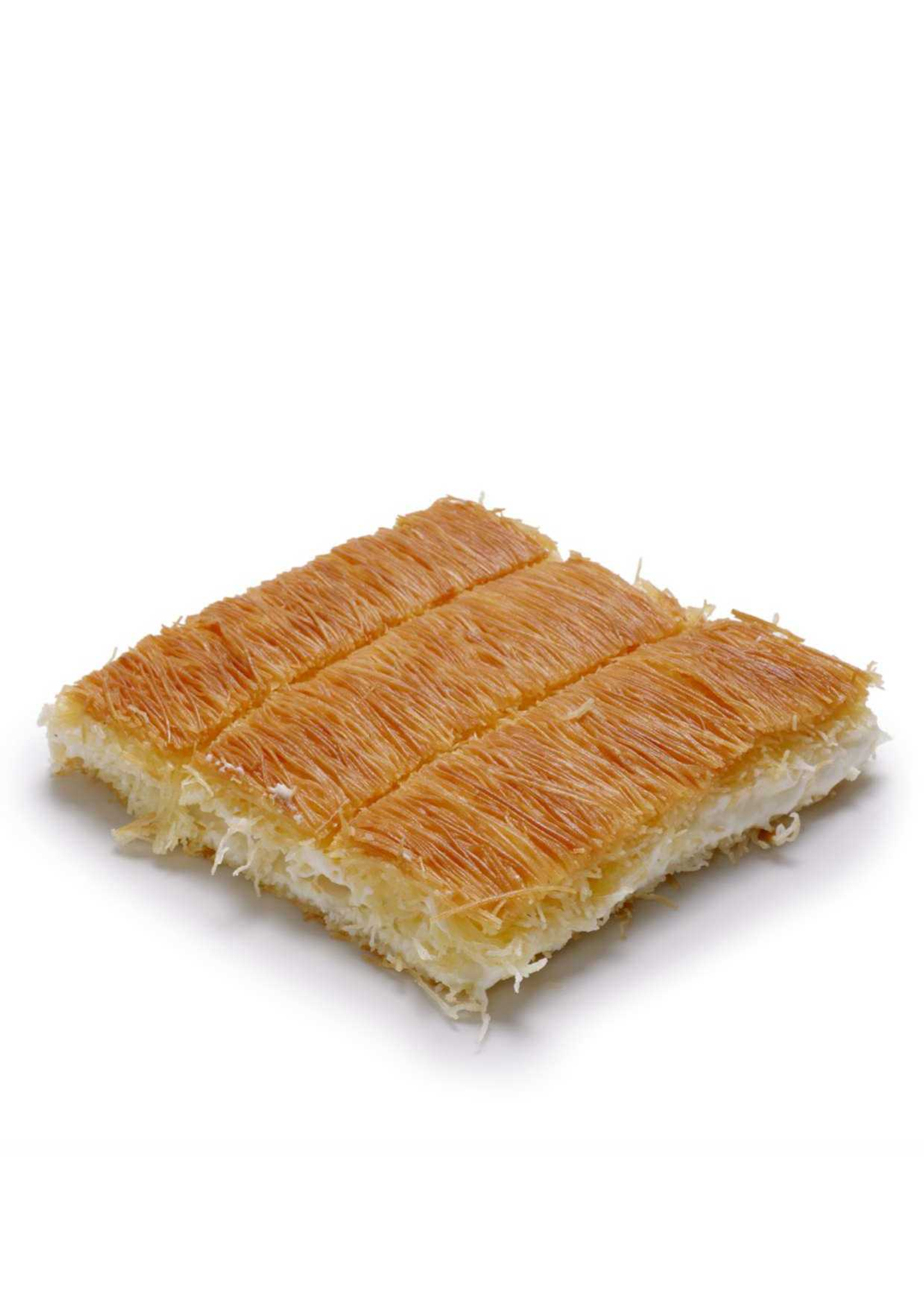 كنافة خشنة بالقشطة