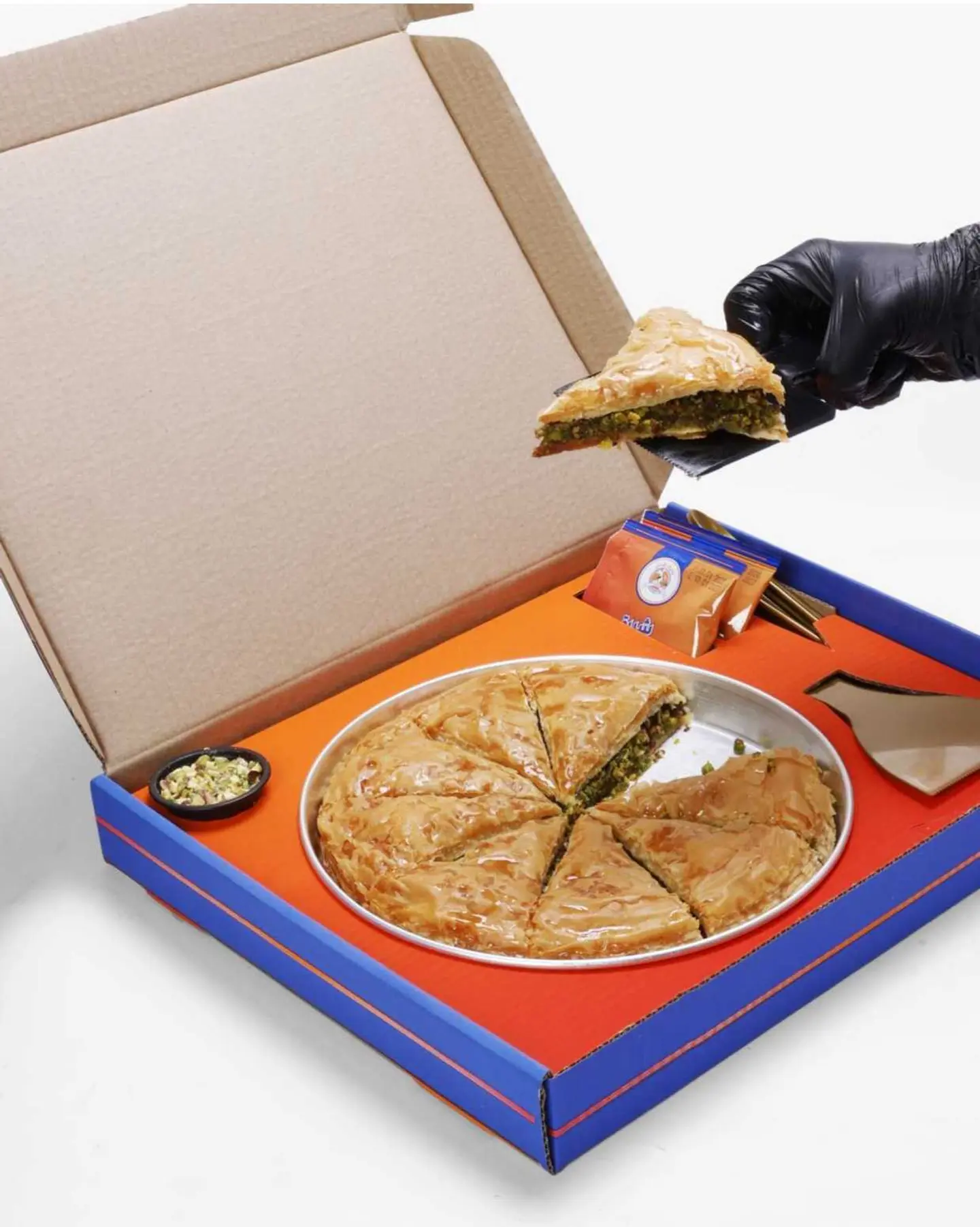 Box Turkish Baklava With Pistachios