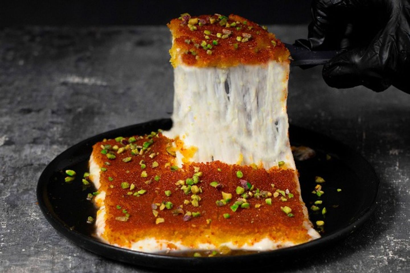 كنافة نابلسية ناعمة بالجبنة