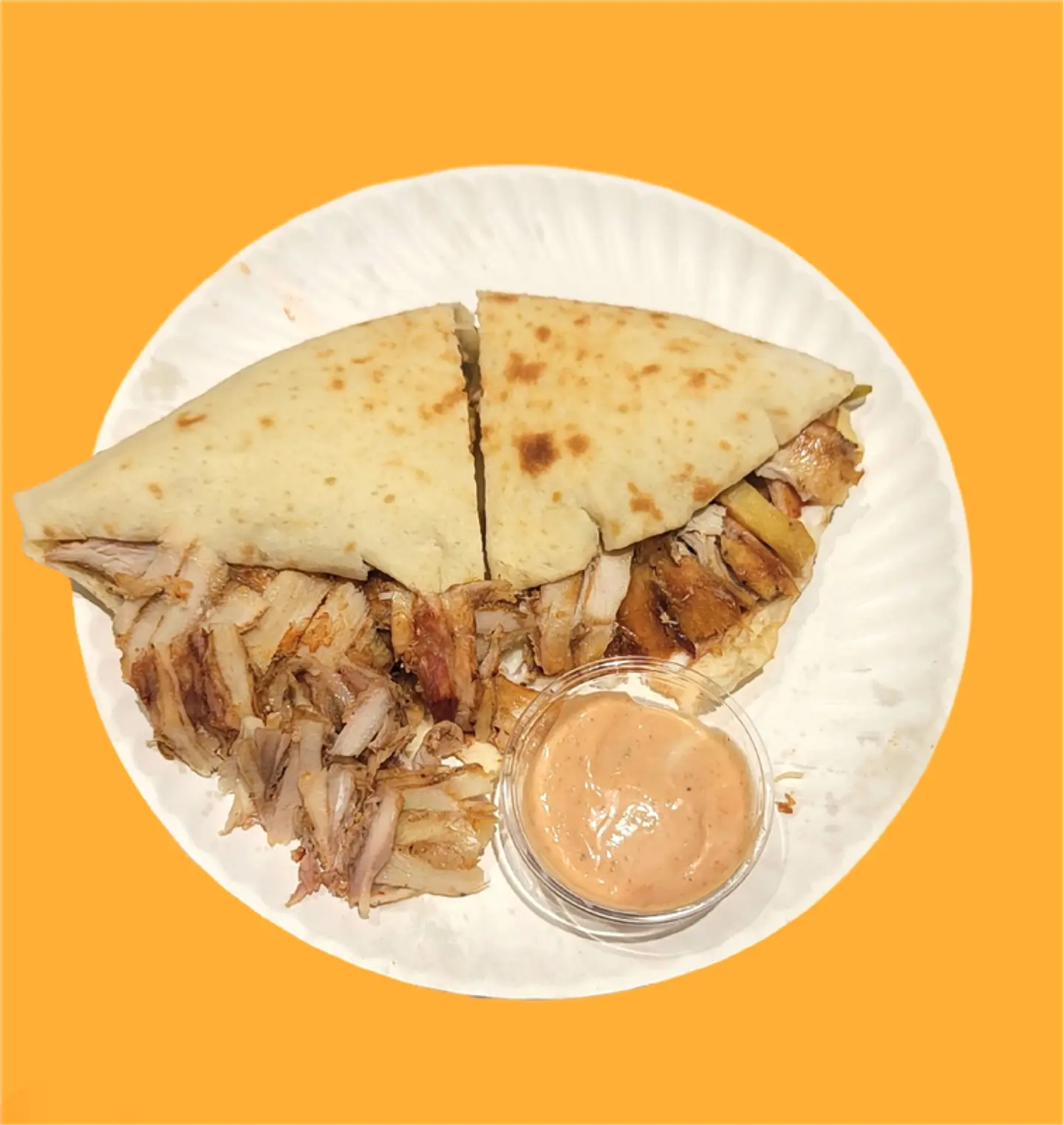 شاورما خبز عراقي